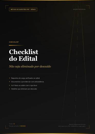 Checklist do Edital