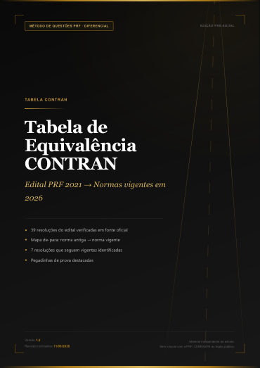 Tabela de Equivalência CONTRAN